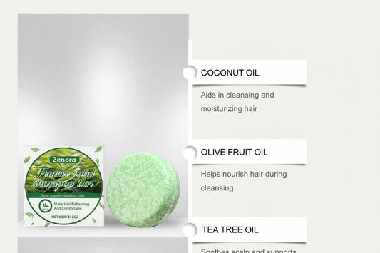 Shampoing Solide à l’Arbre à Thé – Zenora Hair Care - Zenora