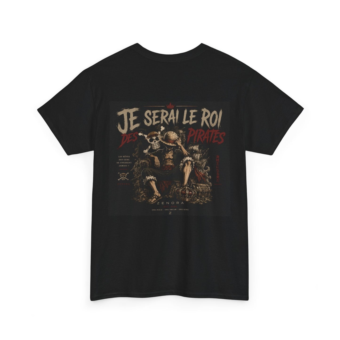 ZENORA Je Serai Le Roi Pirate T‑Shirt - Zenora